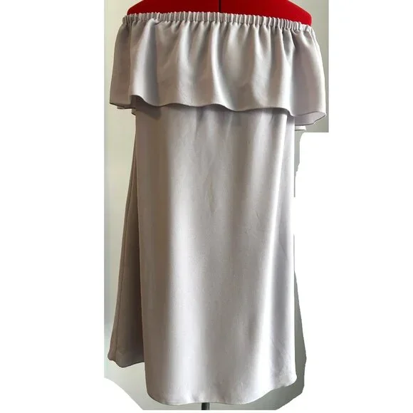 Wilfred Mauve Mini Dress Neuchatel Off Shoulder Sz S - Picture 3 of 10